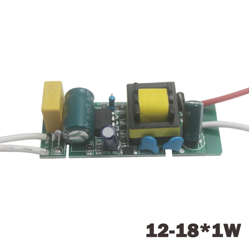 12-18 Вт Светодиодный светильник трансформатор адаптер питания Вход AC90-265V выход DC42-63V ток 240-300ма для светодиодный лампы DIY
