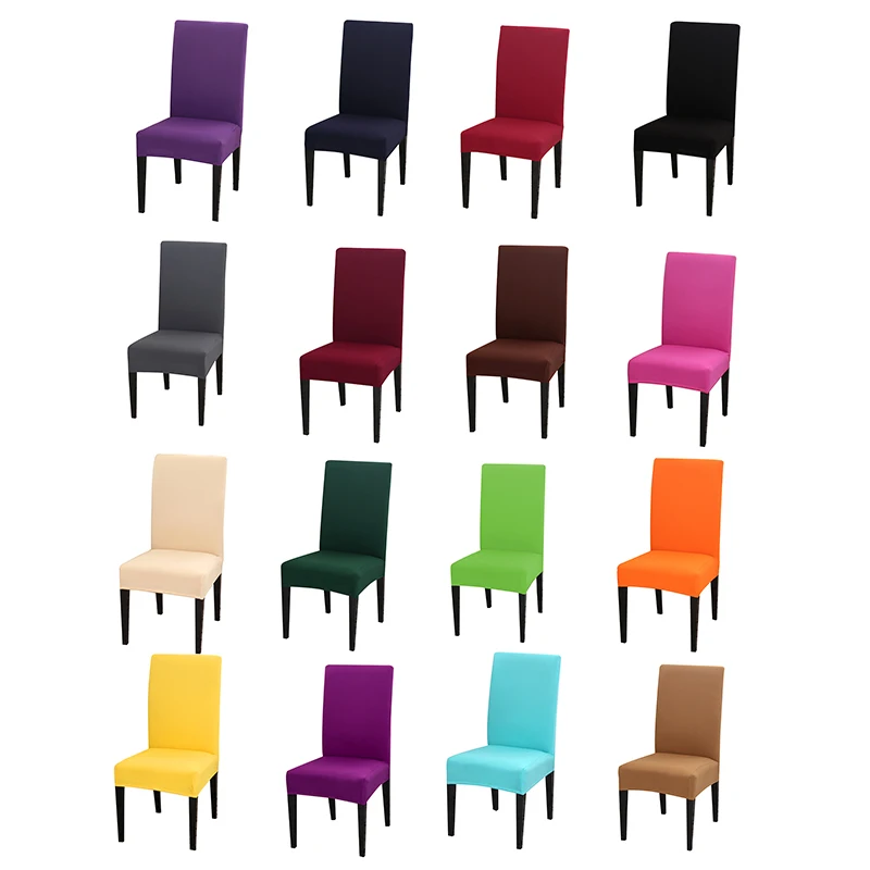 Stretch Spandex Removable Dining Room Chair Covers