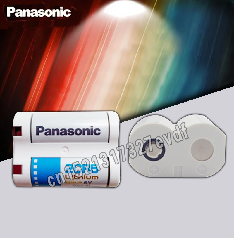 1pack/lot New Original Panasonic 2CR5 6V 1500mah Lithium Battery BATTERIES SHIP to worldwide with track number
