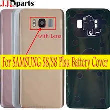 5," для samsung Galaxy S8 G950F S8 Plus задняя крышка батарейного отсека задняя стеклянная крышка Корпус чехол Замена для samsung s8 заднее стекло