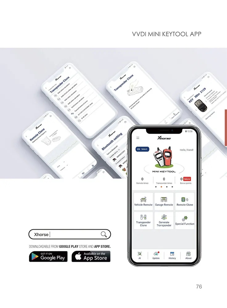 Xhorse VVDI мини ключ инструмент Поддержка IOS/Android удаленный ключ программист Xhorse мини VVDI ключ инструмент с бесплатной 96 бит 48-клон функция