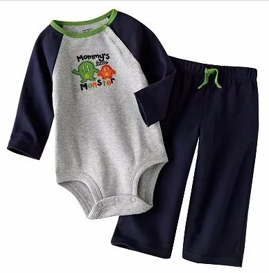 Костюм для маленьких мальчиков длинный комбинезон для новорожденных брюки Monsrer костюмы с рисунком монстра pp брюки одежда для малышей