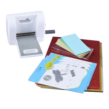

DIY Die Cutting Machine Home Embossing Scrapbooking Cutter Piece Die-Cut Paper Cutter Tools with Cutting Dies Card & EVA Sheet