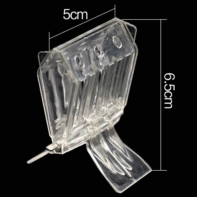2 шт. оборудование для пчеловодства пластиковые пчелиные клетки комнаты ящик для насекомых пчелы инструменты маточная Клеточка бесцветный Catcher клип пчелы клип горячая распродажа