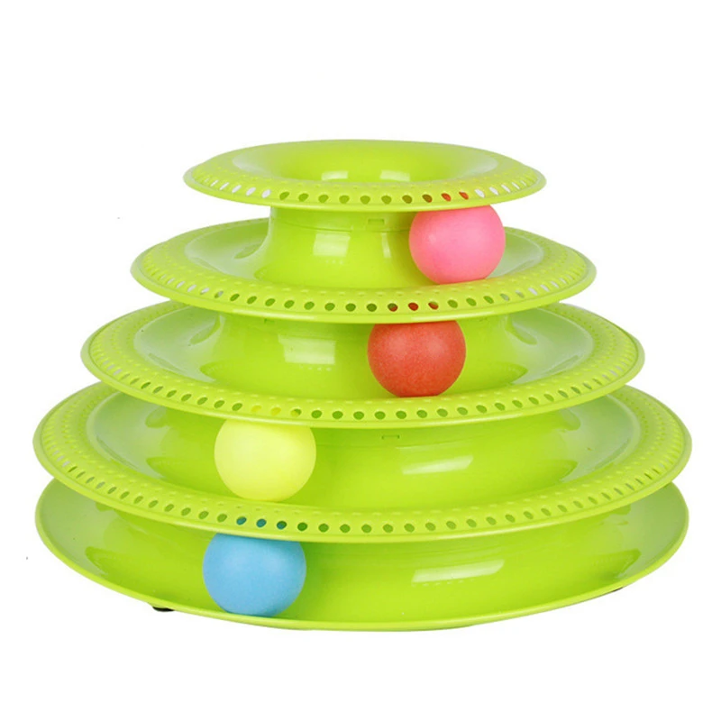 3 tier ball cat toy