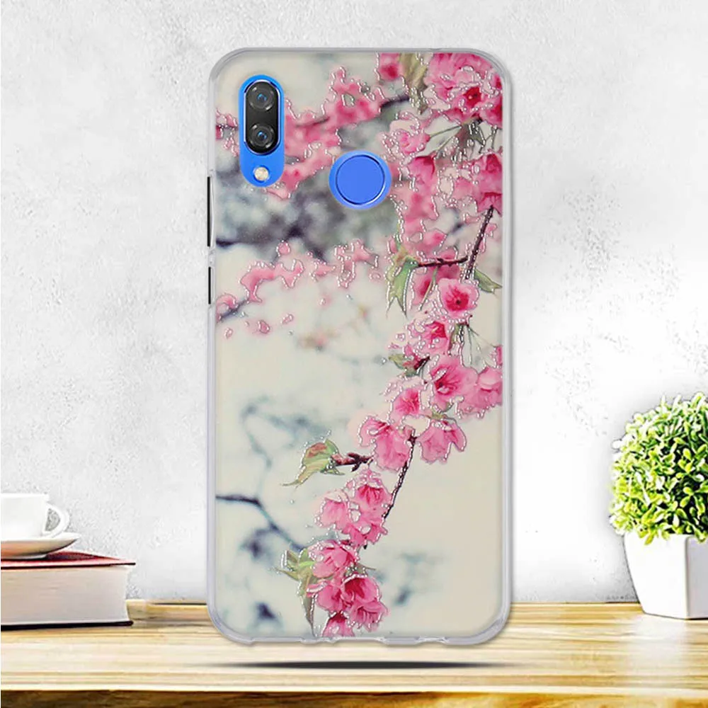 Чехол для huawei nova 3 Мягкая силиконовая задняя крышка Huawei nova3 искусственный чехол
