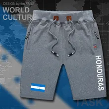 Мужские пляжные шорты, мужские пляжные шорты с флагом и карманами на молнии для тренировок, бодибилдинга, хлопок