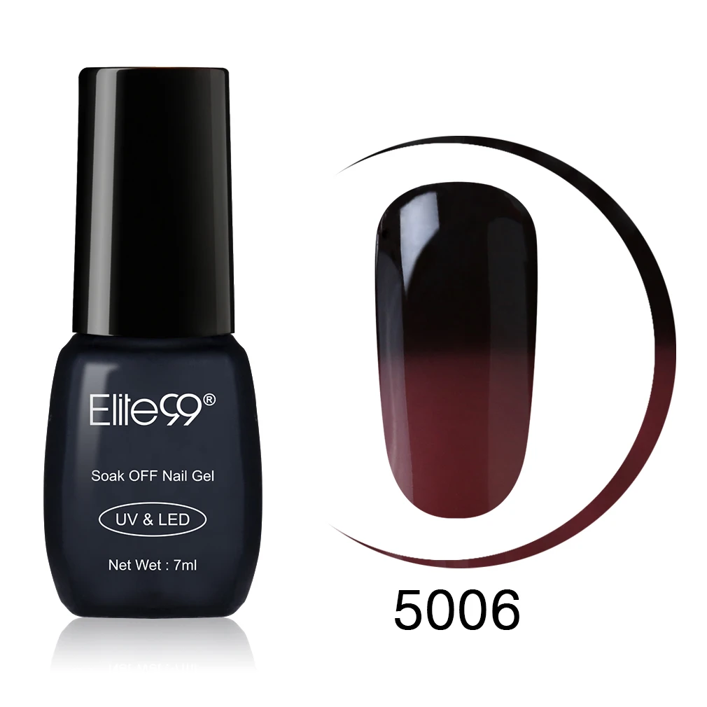 5006 Elite99, 7 мл, Гель-лак для ногтей, меняющий цвет под настроение, УФ светодиодный, лампа, Гель-лак для ногтей, украшения, хамелеон, гель для маникюра - Цвет: 5006