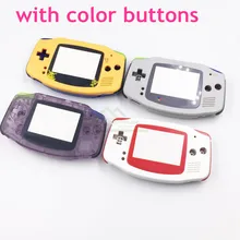 Ограниченная серия корпуса чехол для замены кожи для Gameboy Advance для игровой консоли GBA с цветными кнопками