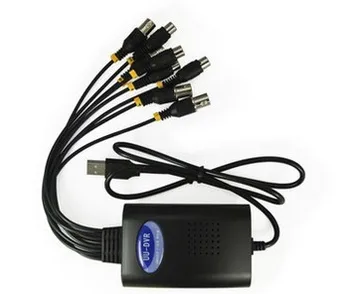 

HD 4 channel USB video capture card monitors notebook four way hard voltage monitoring card P2P penetration.