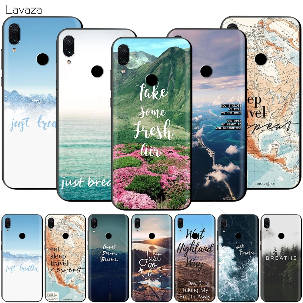 Чехол Lavaza Scenary Travel Breathe On The Way для Xiaomi Redmi Note 4A 4X 5 5A 6 6A 7 S2 Pro Go Prime Plus |