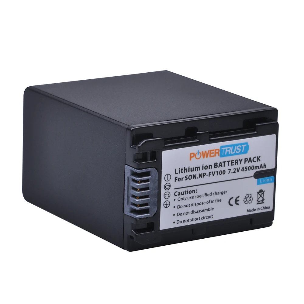 3Pc 4500mAh NPFV100 NP FV100 Аккумулятор для Sony DCR DVD103 XR100 HDR XR550/E XR350/E|Цифровые аккумуляторы| |