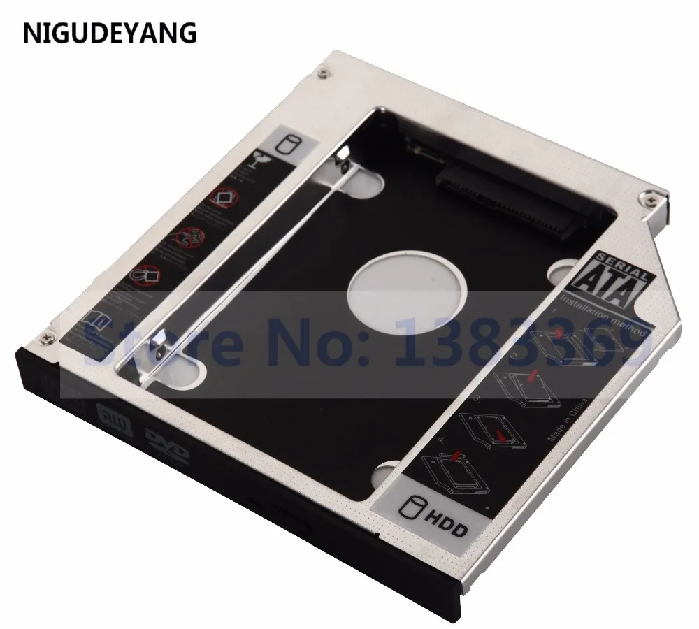 NIGUDEYANG 2nd 12 7 мм SATA к жесткий диск SSD Caddy адаптер для HP probook 4710s | Компьютеры и офис