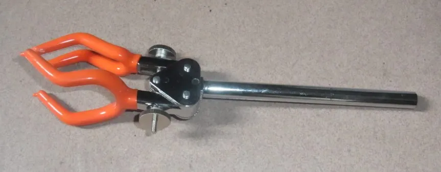 

Lab Condensers Clamp,Four Finger Flask clamps,Grip 110mm,Total Length 27CM