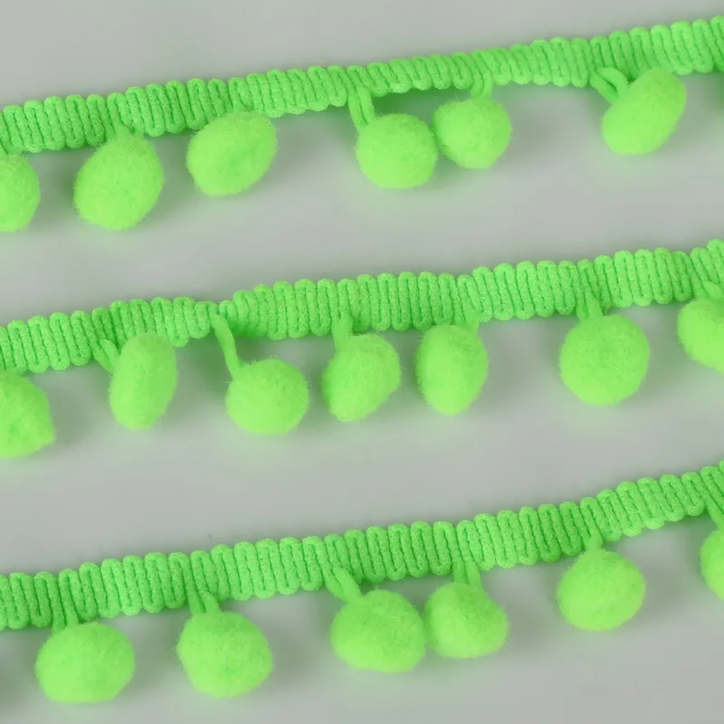 5Yards 20mm Pom Pom Trim Ball Fringe Ribbon Sewing Accessory Lace DIY FashioO! 