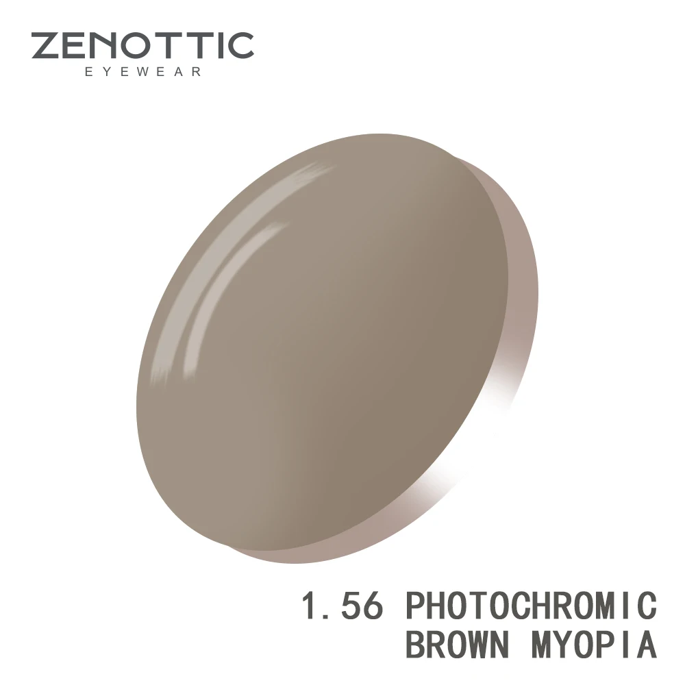 

ZENOTTIC Prescription Photochromic Lenses 1.56 1.61 1.67 (+12.00~-12.00) Hyperopia Myopia Photochromic Lenses