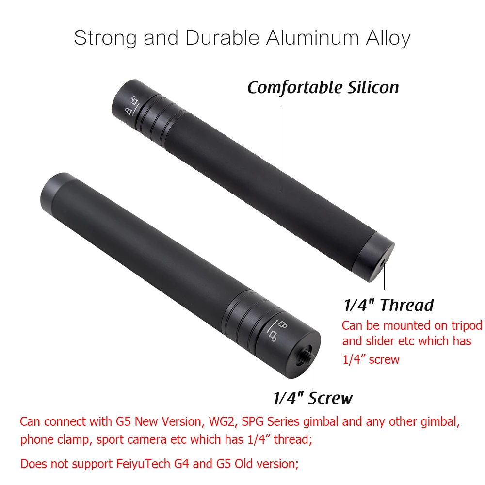 FeiyuTech-V2-700-Reach-Pole-Extension-Bar-for-Feiyu-G5WG2SPG-ZhiYun-SMOOTH-Crane-3-Axes-Handheld-Gimbal-w14-Thread (5)