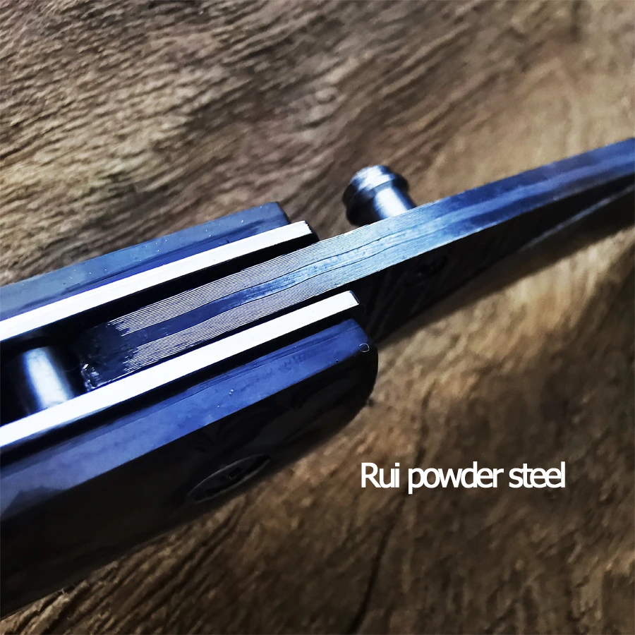Складываемый ключ нож высокоуглеродистая Дамасская сталь нож ручной работы Кованое лезвие походный тактический для выживания Спасательный Инструмент Нож EDC
