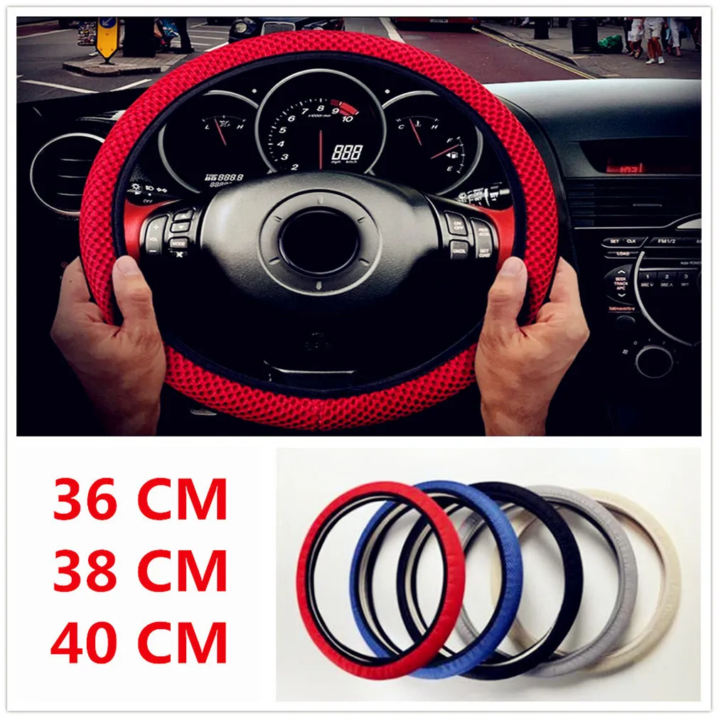 

Car Steering wheel Cover Anti-Slip net Auto cloth FOR Opel Astra g/gtc/j/h Corsa Antara Meriva Zafira Insignia Mokka KX3 KX5