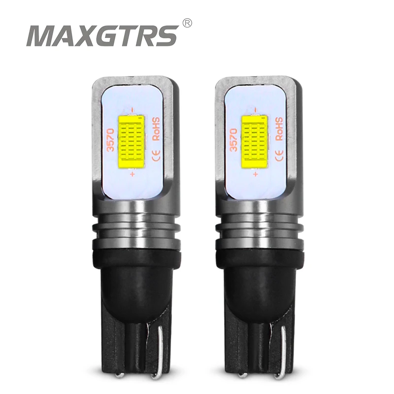 

2x T10 CANBUS No ERROR W5W 168 194 3570 Chip LED 72W Auto Indicator Replacement Light Wedge Parking Bulbs Lamps Car Light Source