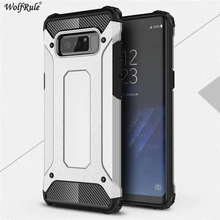 sFor Case Samsung Galaxy Note 8 Cover Anti knock TPU Plastic Business Style WolfRule Case For