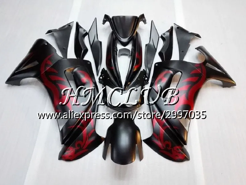 Средства ухода за кожей для KAWASAKI NINJA 650R ER-6F 2006 2007 2008 49HC. 0 ER 6 F 650 Ninja650R ER 6F 06 08 ER6F 06 07 08 Обтекатели зеленый пламя - Color: No. 4 Matte color