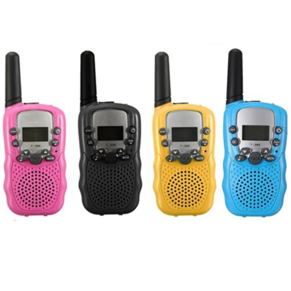 

2PCS/Pack T-338 Mini Outdoor Kids Interphones Portable Adventure Radio Transceiver Hand-held Child Walkie-Talkies