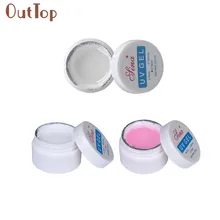 Модные ясно uv гель акрил Дизайн ногтей Советы Маникюр октября 19