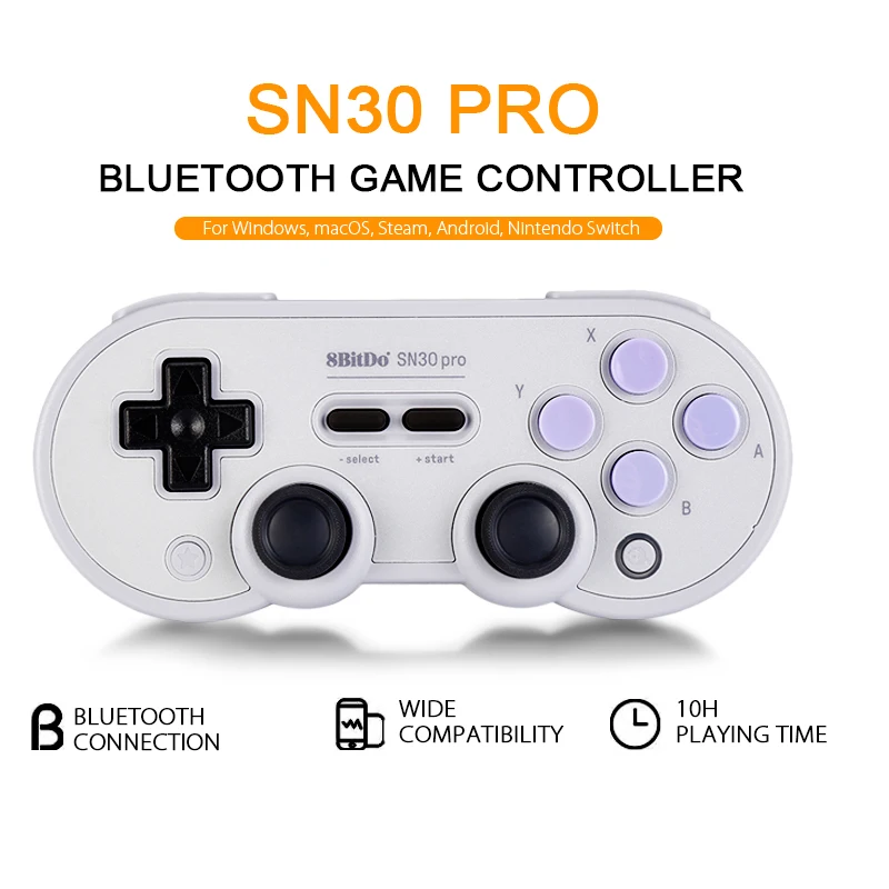 

8Bitdo SN30 pro/SN30 Wireless Bluetooth game Controller rainbow color Support Nintendo Switch Android MacOS Gamepad