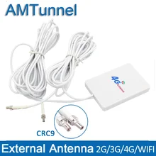 4 аппарат не привязан к оператору сотовой связи антенна Wi-Fi антенна маршрутизатора 3g с CRC9 3 м кабель для huawei E3276 E3272 антенна модем