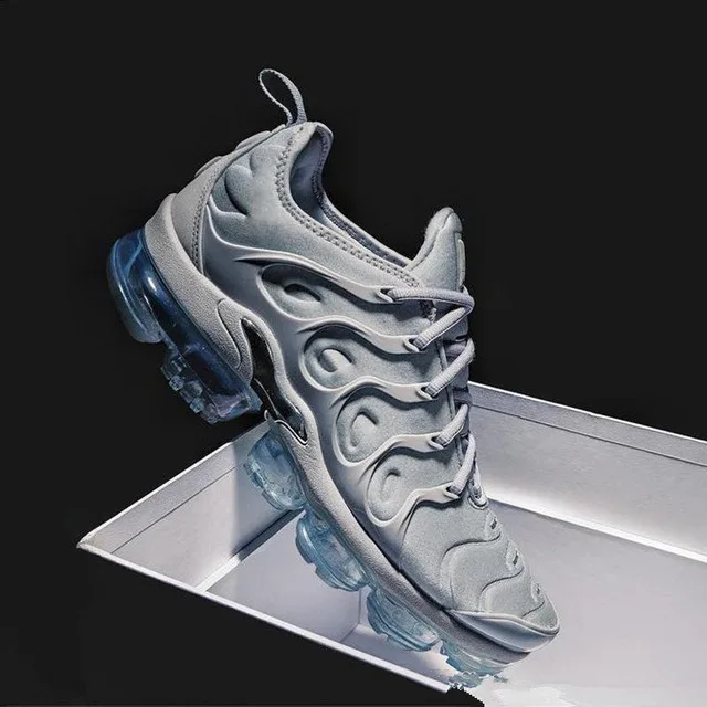 

free shipping 2018 New Air Vapormax Plus Tn Plus In Metallic White Silver Colorways Shoes Men Shoes For Running Pack Mens Shoes