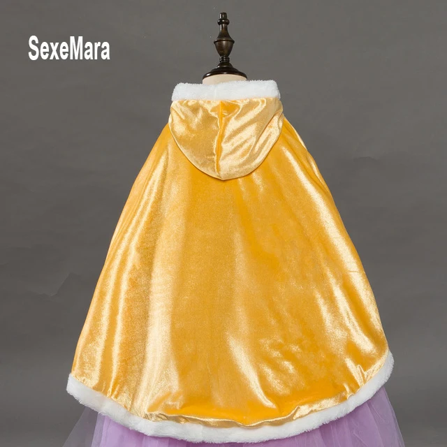 

Spring 2019 Girls Clothes Blingbling Colorful Sequins Red Pink Blue Yellow Cape Coat Princess Costume for Kids