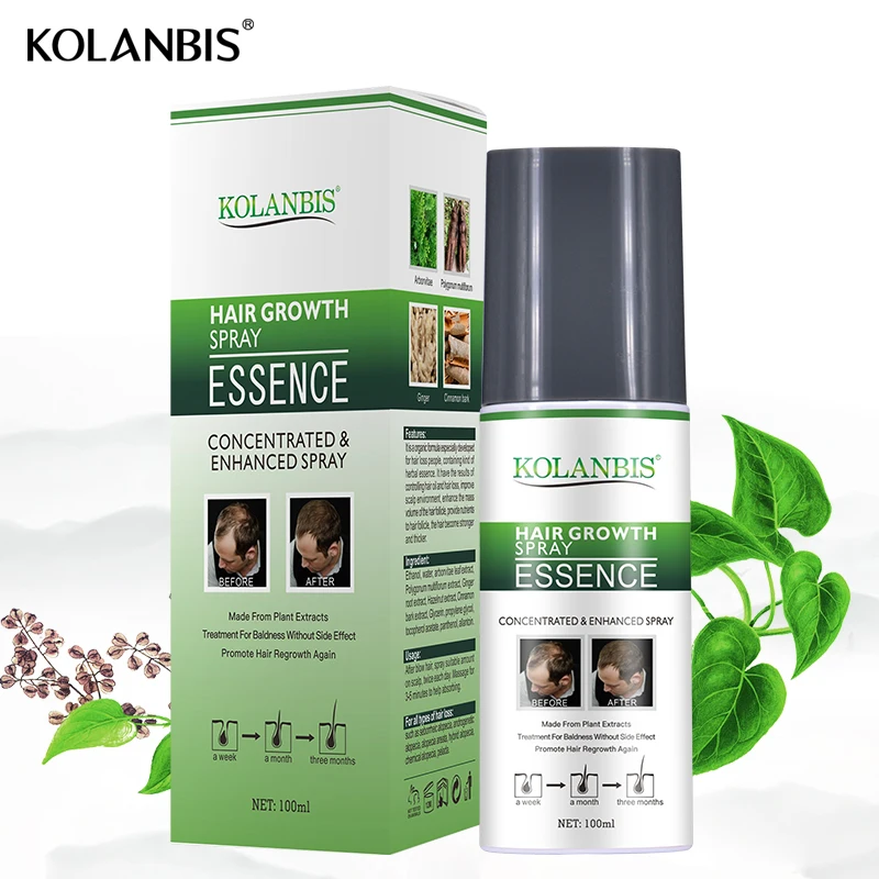 3 botellas de ginseng estimulan el crecimiento suero spray para la caída del pelo folículo cuero cabelludo tratamiento hombre crecimiento espesante producto recrecimiento - 4