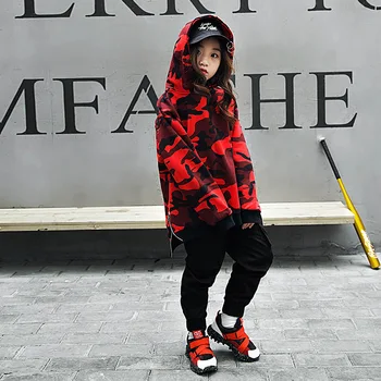 

Autumn Kids Hip Hop Dance Clothes Children's Sports Suit Cotton Long-sleeved Clothing Set For Toddler Boys Spring Hiphop Outwear