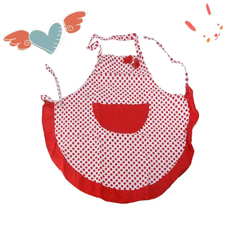Женский кухонный фартук в горошек без рукавов с бантом и карманом|kitchen cooking|aprons
