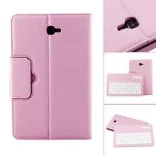 Bluetooth Keyboard Leather Case +Stand for Samsung Galaxy Tab A 10.1 inch T580 Series (SM-T580, SM-T581, SM-T585)