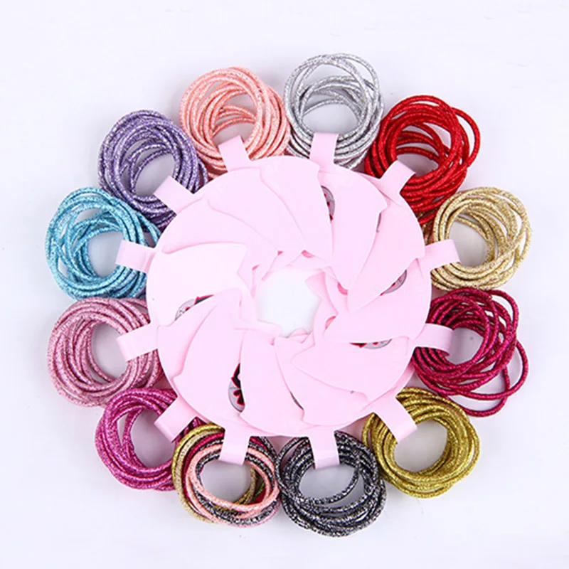 

10Pcs/set Baby Girl Hair Accessories Candy Color Kids Girl Elastic Hair Ropes Baby Hair Bands Children Rubber Bands Headdress