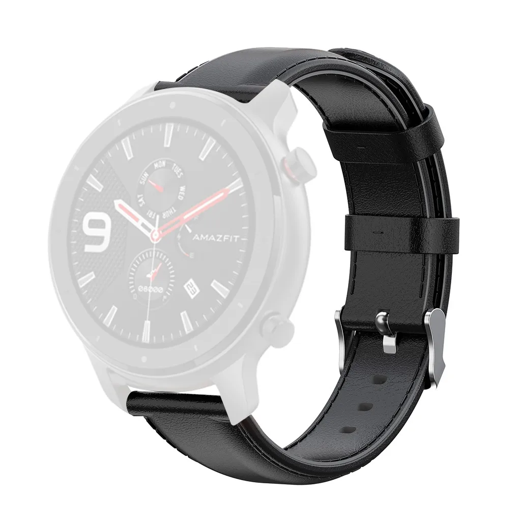 Для Huami AMAZFIT GTR Смарт-часы 42 мм 47 мм кожаный сменный ремешок наручные часы с ремешком браслеты долговечные аксессуары#724