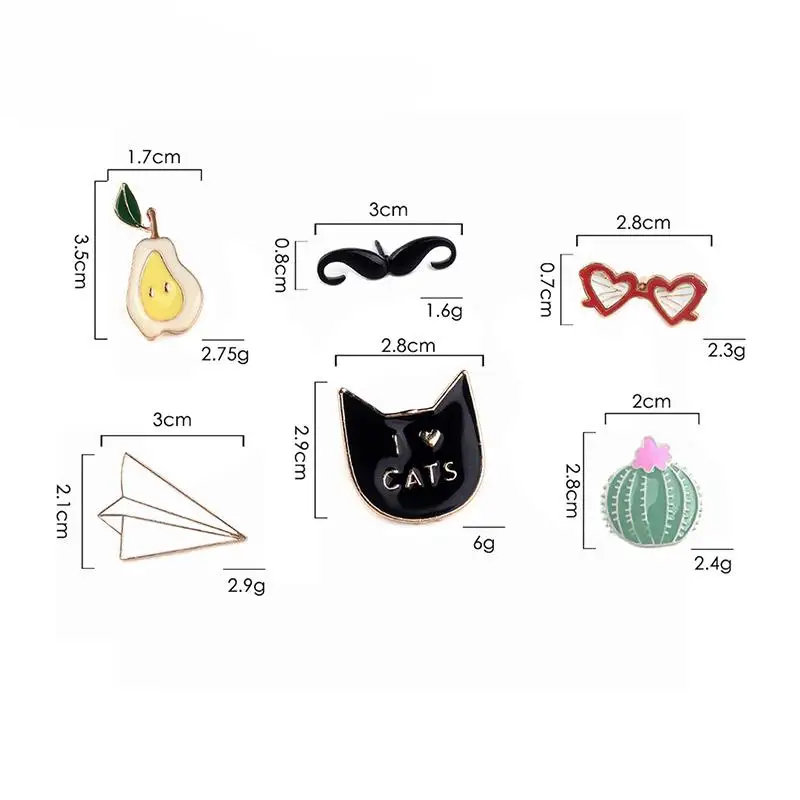 Бейджи для одежды мультфильм DIY Pins Lovely Sale броши иконки рюкзаки|Броши| |