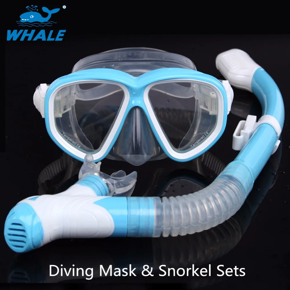 Breathing Tube Diving Mask Set Adult Swimming Fins Snorkel Breathing
