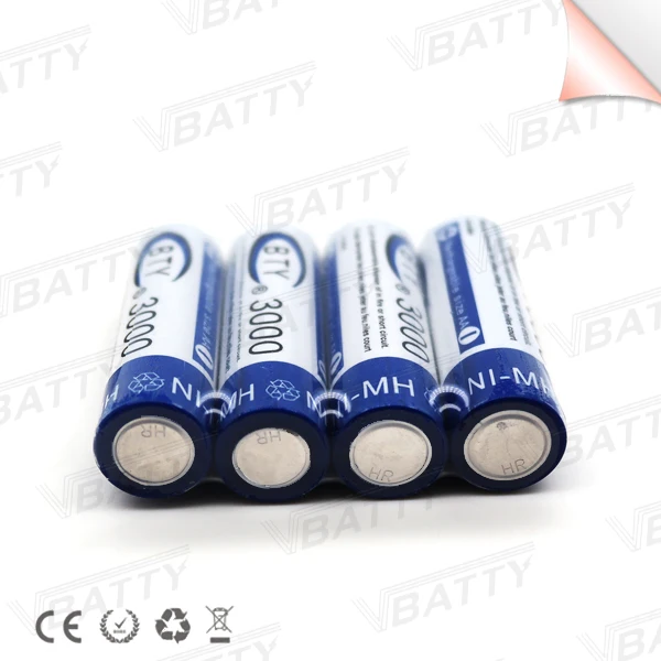 BTY AA 1.2V NI-MH 3000mah 4
