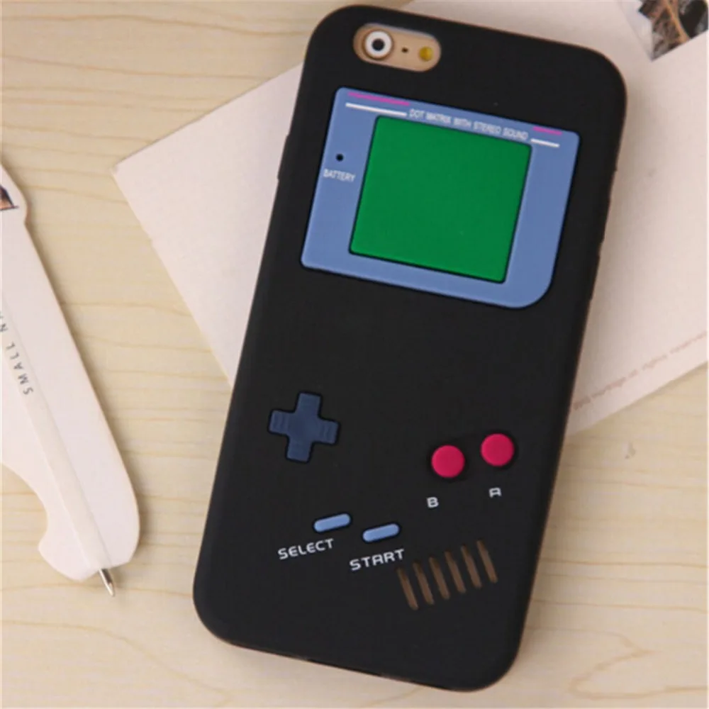 

Super promotion Retro game phone case silicon cover For iphone 6 6plus 7 7plus 8 8plus Cartoon boy