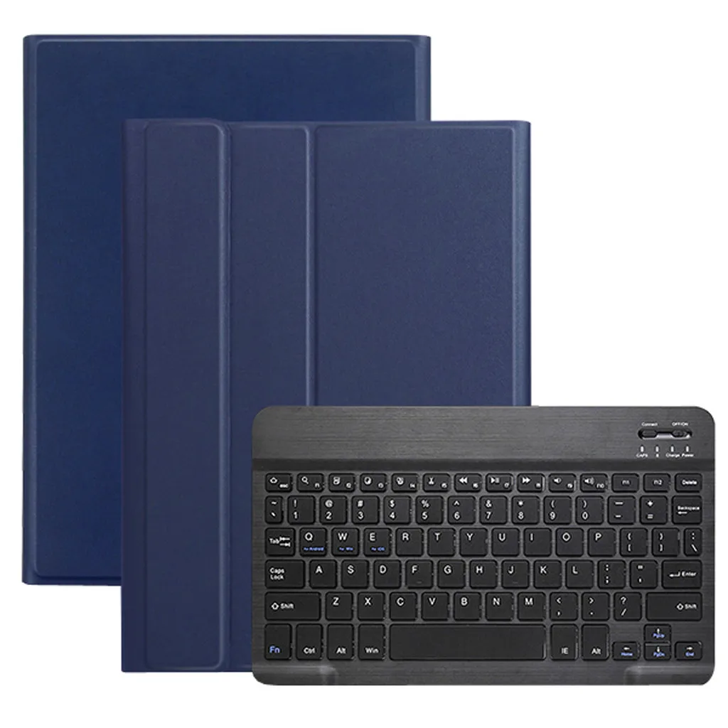 Для samsung Galaxy Tab A 10,1 SM-T510 T515 Bluetooth клавиатура чехол для планшета гриф бизнес планшеты чехол s чехлы - Цвет: Blue