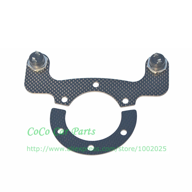 Carbon fiber button for steering wheels (1)