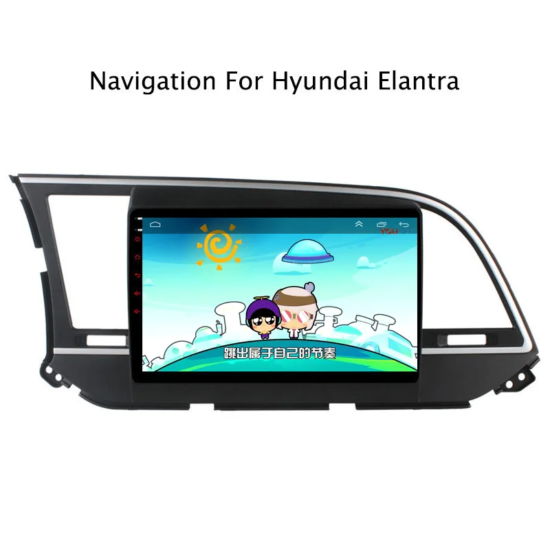 Best 9" 2G RAM 32G ROM Car DVD GPS Navigation For Hyundai Elantra 2016 2017 with Radio Head Unit,support 4G LTE 6