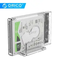 sata ל Orico HDD מארז 2.5 אינץ SATA ל- USB 3.0 / מסוג C שקוף USB3.0 כונן קשיח מארז תמיכה UASP פרוטוקול SATA3.0 SSD Case (1)