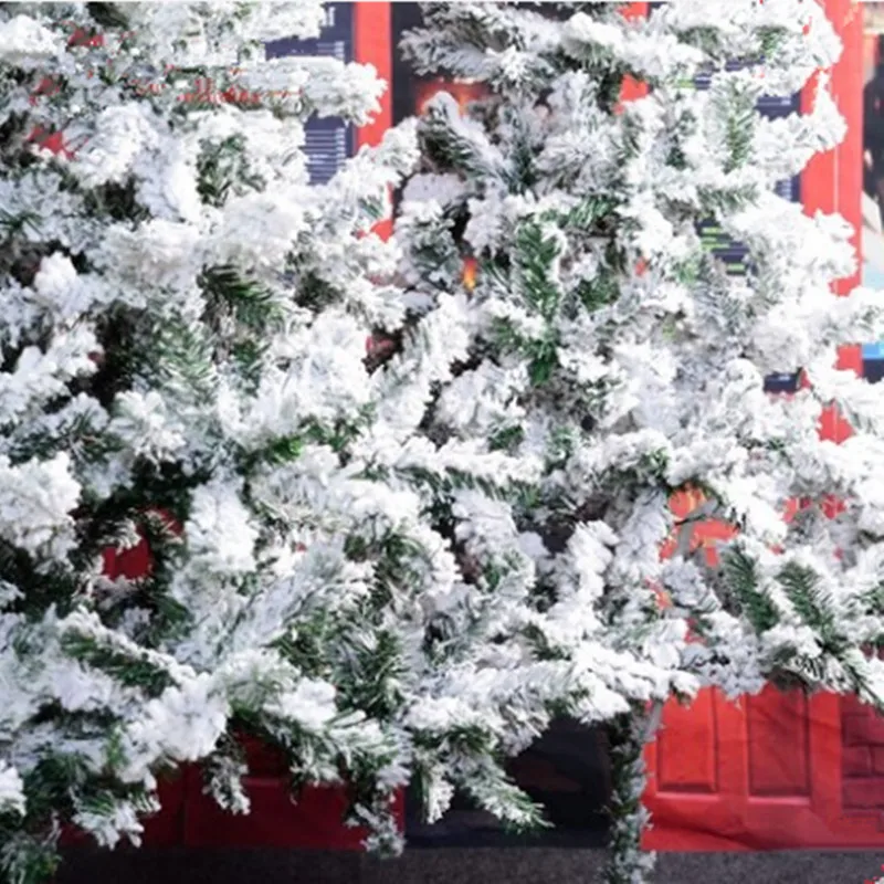 1.5 M / 150cm White Christmas Tree Flocking Spray Snow Snowflake 1.5 m / 150cm white Christmas tree flocking spray snow snowflake Christmas ornament Christmas tree encryption-in Trees from Home & Garden on Aliexpress.com ... - 1.5 M / 150cm White Christmas Tree Flocking Spray Snow Snowflake