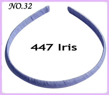 

free shipping newest 500pcs popular ribbon wrapped headbands fashion girl hard headbands mix color headbands