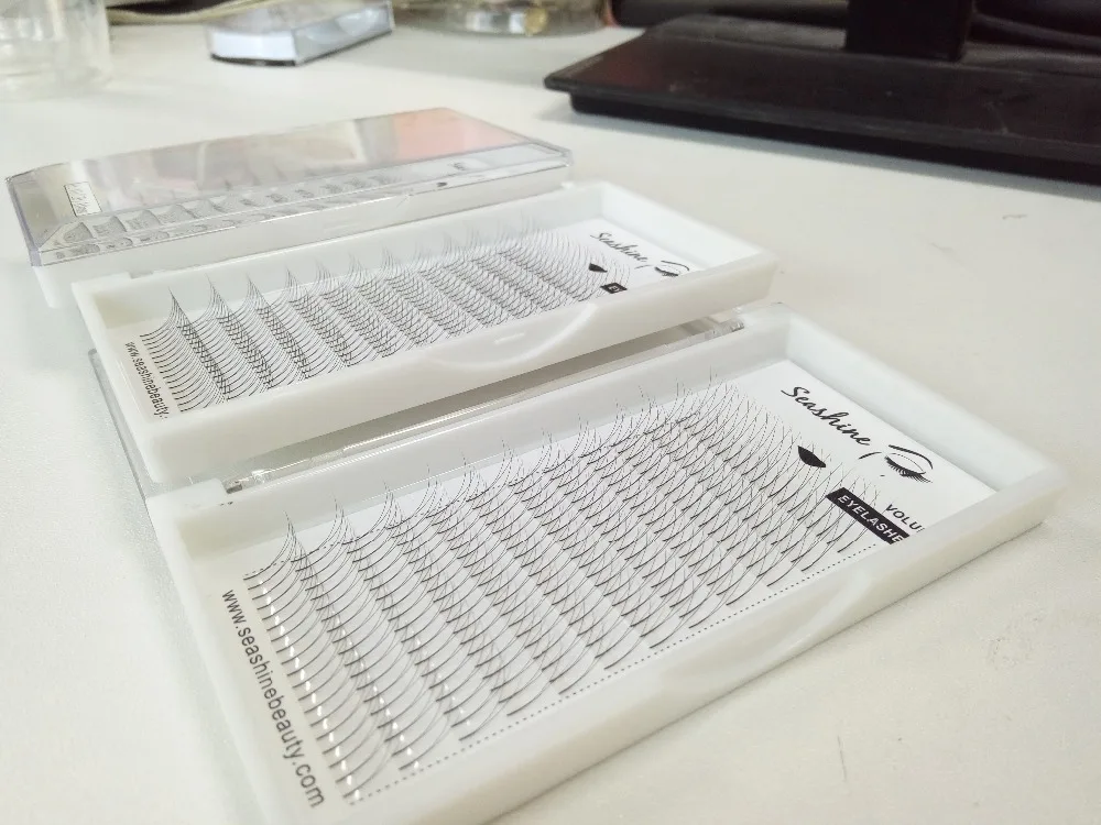 

Korea 0.10 Silk Soft Individual Imitation Mink Lashes 2D fans Eyelash Extension Soft Natural 100% handmade