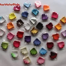 Новое поступление торговля 1000 шт./лот Свадебные украшения романтические Искусственные цветы полиэстер Свадебные лепестки роз